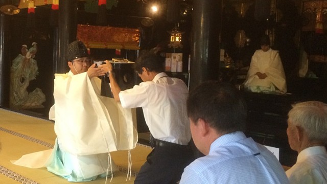 久能山東照宮に折戸なすを奉納しました！